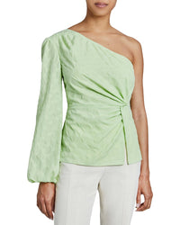 Santorelli Julia One Shoulder Blouse Multi