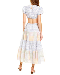 Ash & Eden 2Pc Samba Sleeveless Top & Skirt Set
