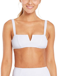 Vitamin A Kaya Scoop Neck Top White Petite 4 (S)