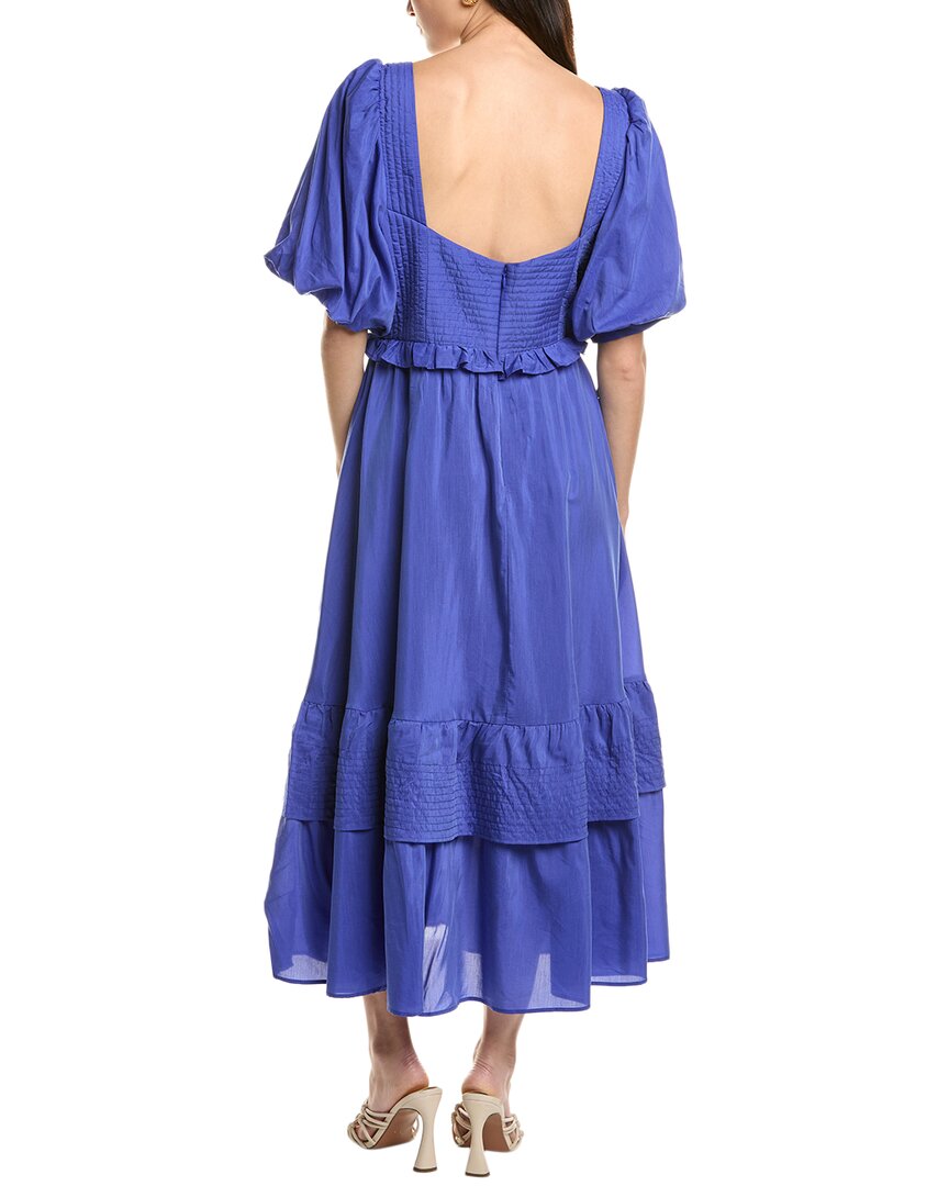 Farm Rio Bubble Sleeve Midi Dress Farm Rio Bubble Sleeve Midi Dress