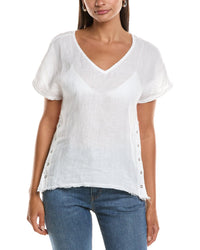 Xcvi Rian Linen Top Regular 0 (XS) White