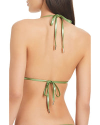 Red Carter Center Stage Triangle Swim Top