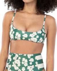 Tanya Taylor Kaia Bikini Top Regular 0 (XS) White