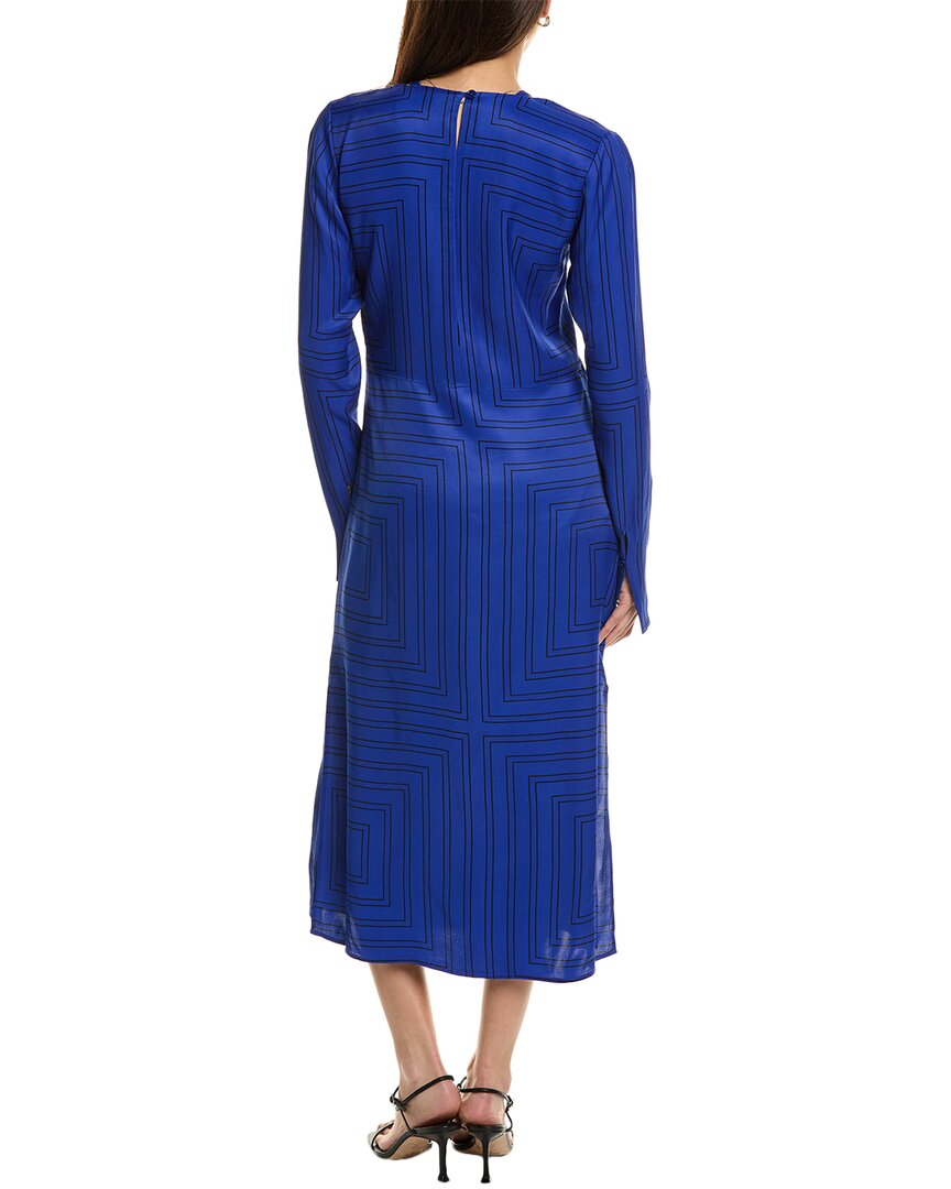 vera midi dress Equipment Vera Midi Dress, Blue / 2