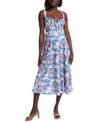 Luxe Always Midi Dress Blue