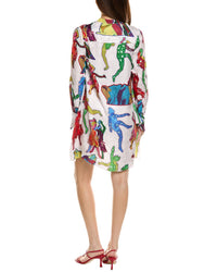 Stella Mccartney X The Beatles Leonora Silk Shirtdress