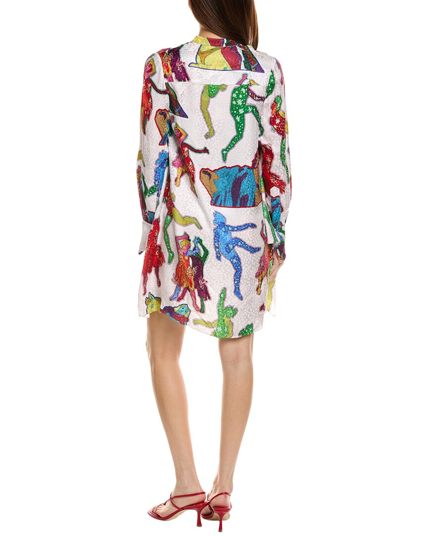 Stella Mccartney X The Beatles Leonora Silk Shirtdress