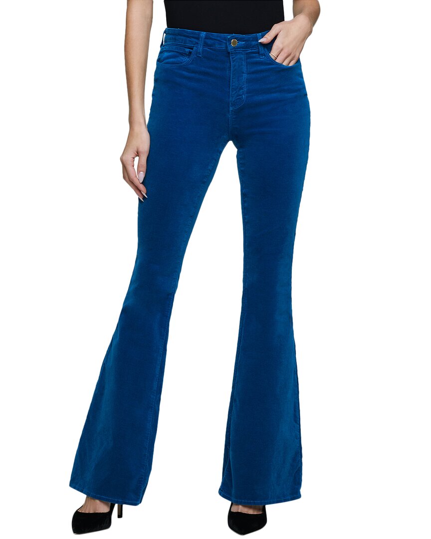 L'agence Marty High-Rise Flare Jean Teal Jean
