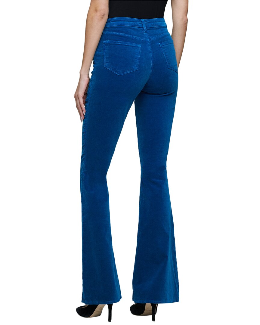L'agence Marty High-Rise Flare Jean Teal Jean