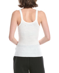 Enza Costa Knit Strappy Linen-Blend Tank