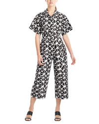 Natori Geo Jumpsuit Black