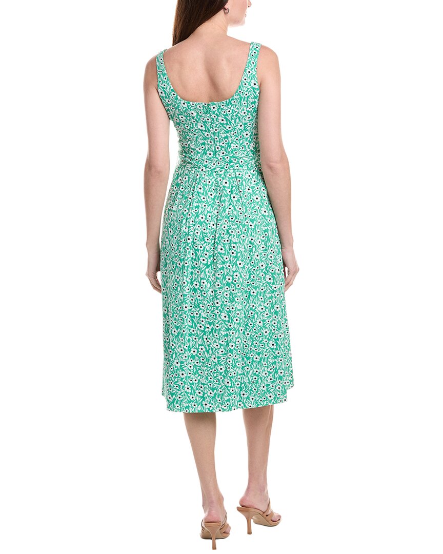 Anne Klein Petite Topstitch Linen-Blend Midi Dress  Bluefly