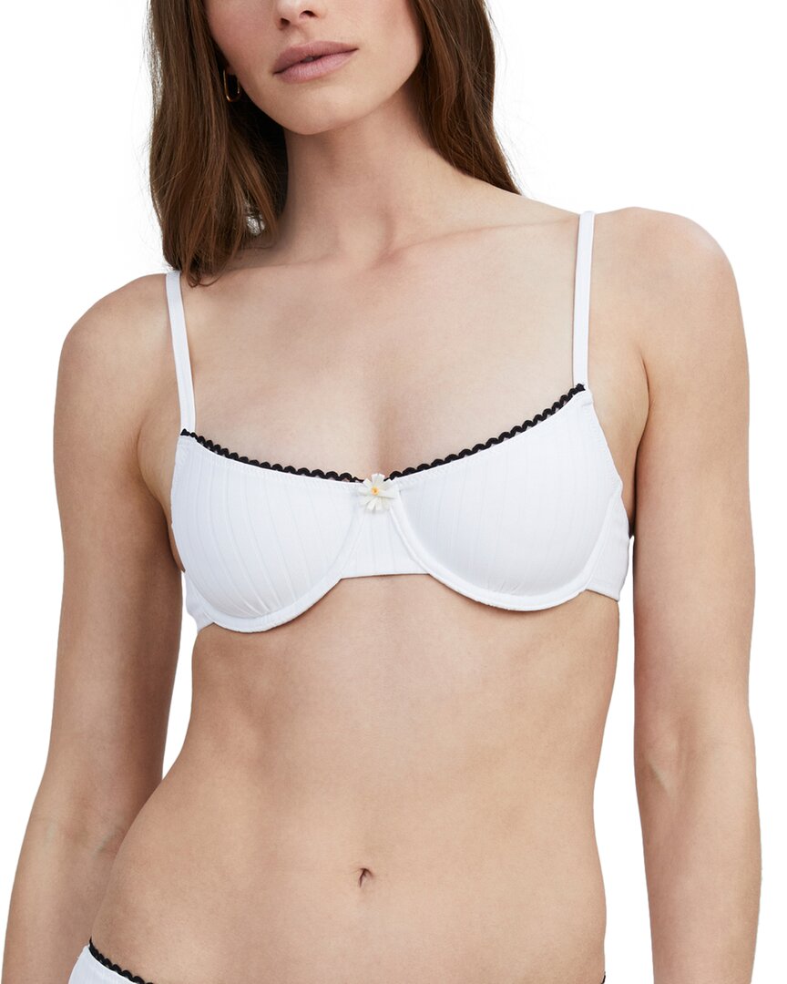 Solid & Striped The Daphne Bikini Top White