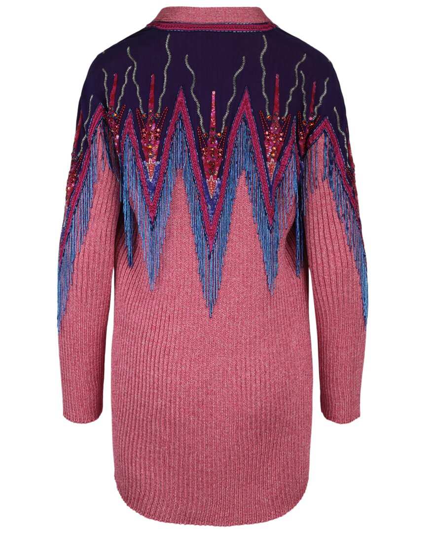 Gucci Sequin & Fringe Cardigan
