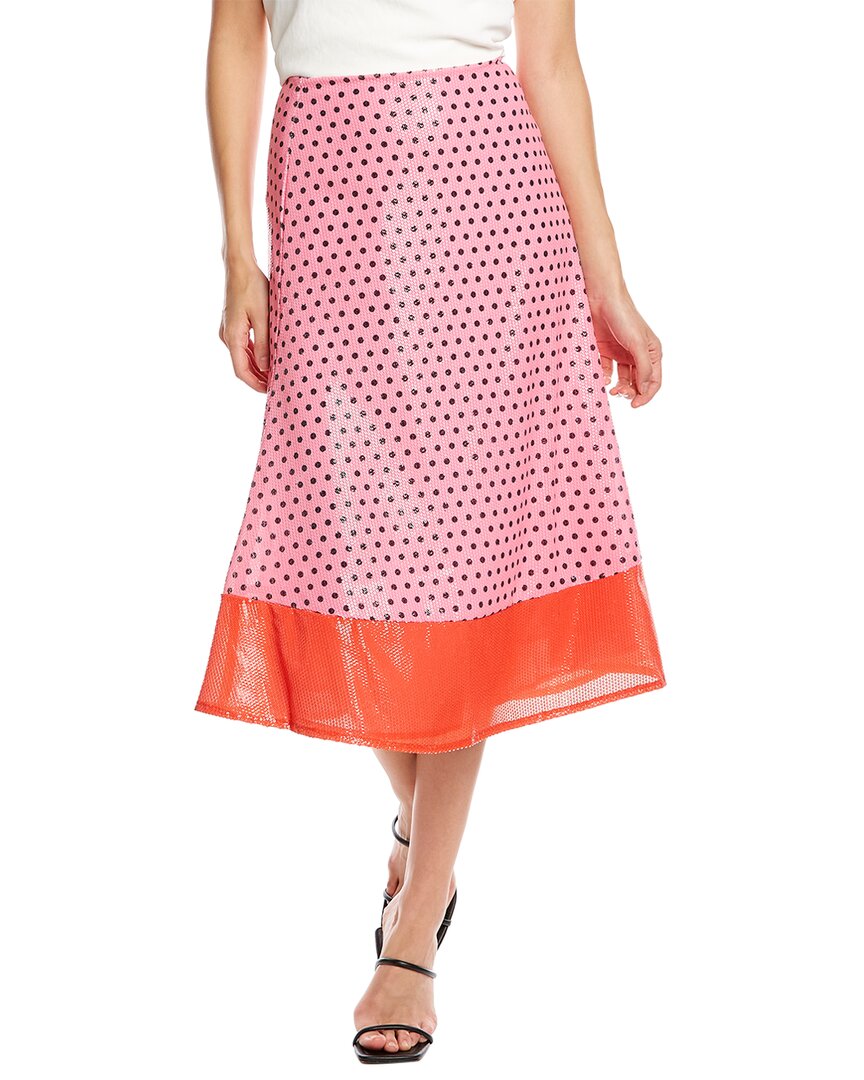 Olivia Rubin Penelope A-Line Skirt Pink