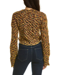 Sea Ny Skye Crochet Mohair & Wool-Blend Sweater