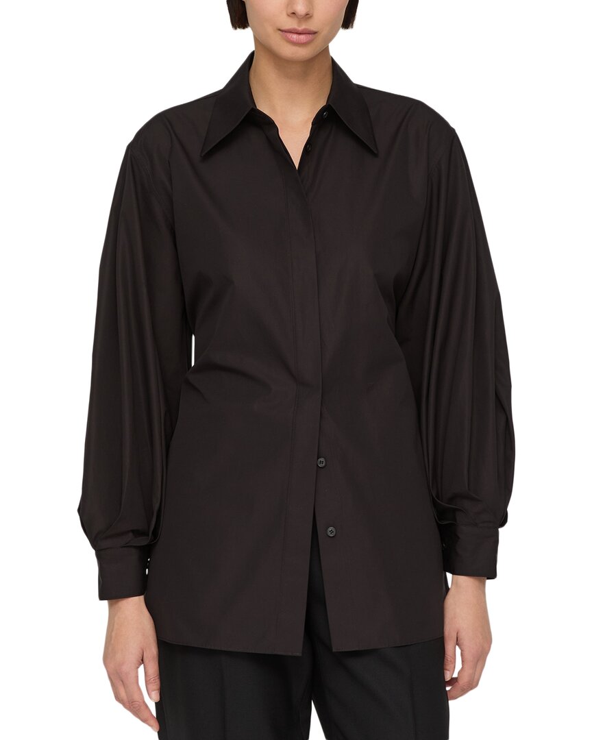 Lafayette 148 New York Tie Back Oversized Shirt