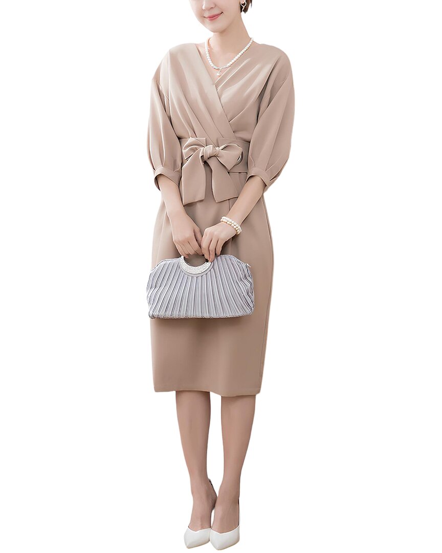 Lily Kim Dress Khaki