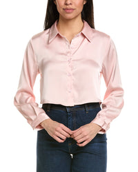 Meiven Cropped Shirt Pink