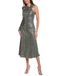 Michael Kors Collection Cutout Sequin Gown Grey Multi