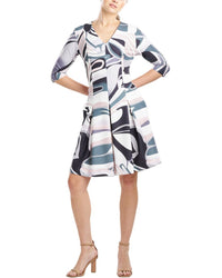 Natori Pleated Dress Taupe
