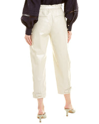 Ted Baker Vinala Barrel Leg Vinyl Trouser