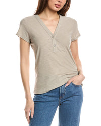 James Perse Henley Shirt Grey Multi 0