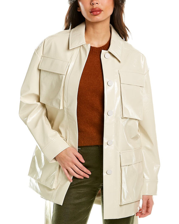 Ted Baker Textured Vinyl Field Jacket