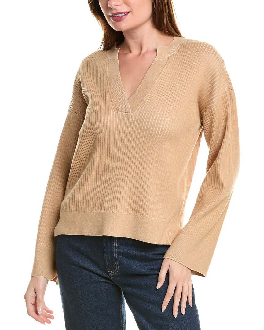 Design History Plaited Sweater Brown Multi