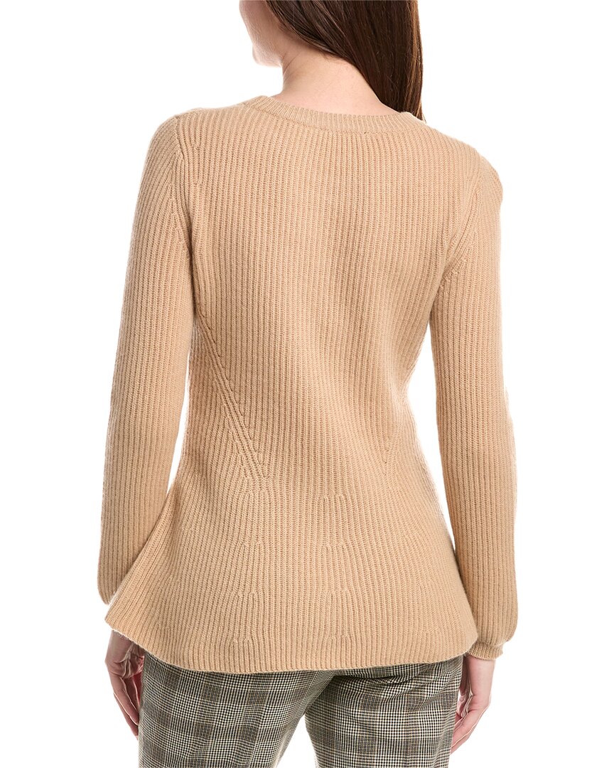 Elie Tahari Peplum Cashmere Sweater