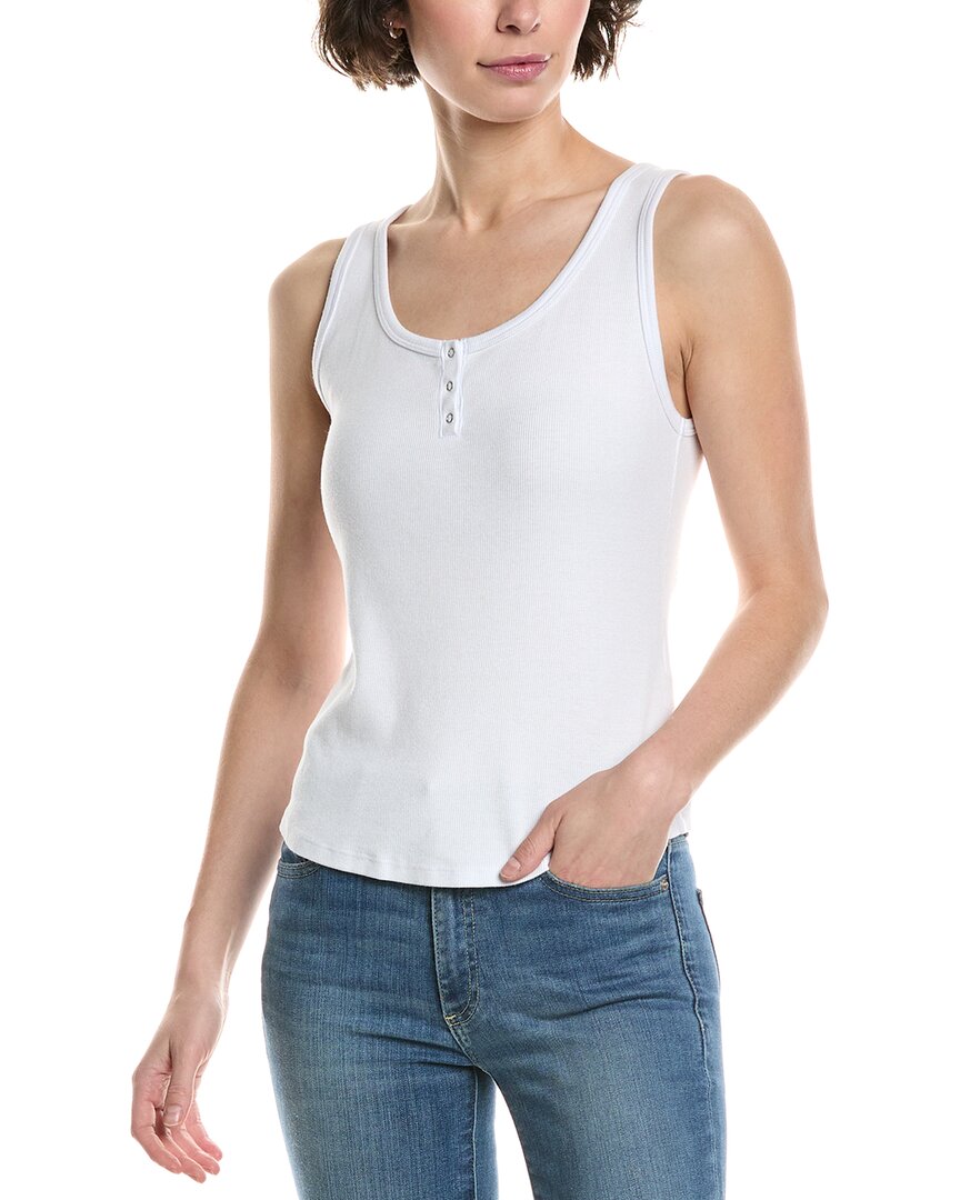 Michael Stars Kris Snap Front Tank White