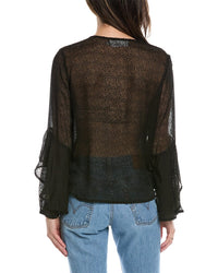 Walker&Wade Bardot Silk Top