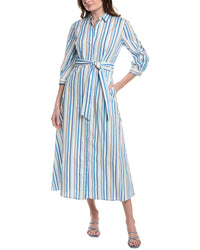 Marella Womens Jutta Shirtdress, 8, Blue