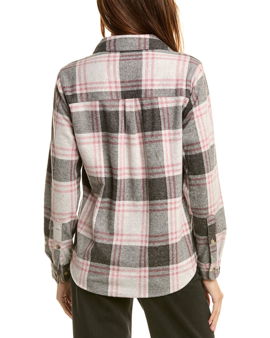 Beachlunchlounge Button Front Shirt Jacket