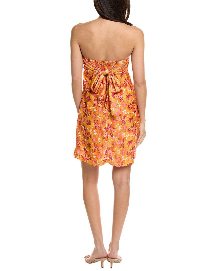 Vix Lowana Mustard Chloe Mini Dress