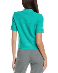 St. John Pique Knit Polo Jacket