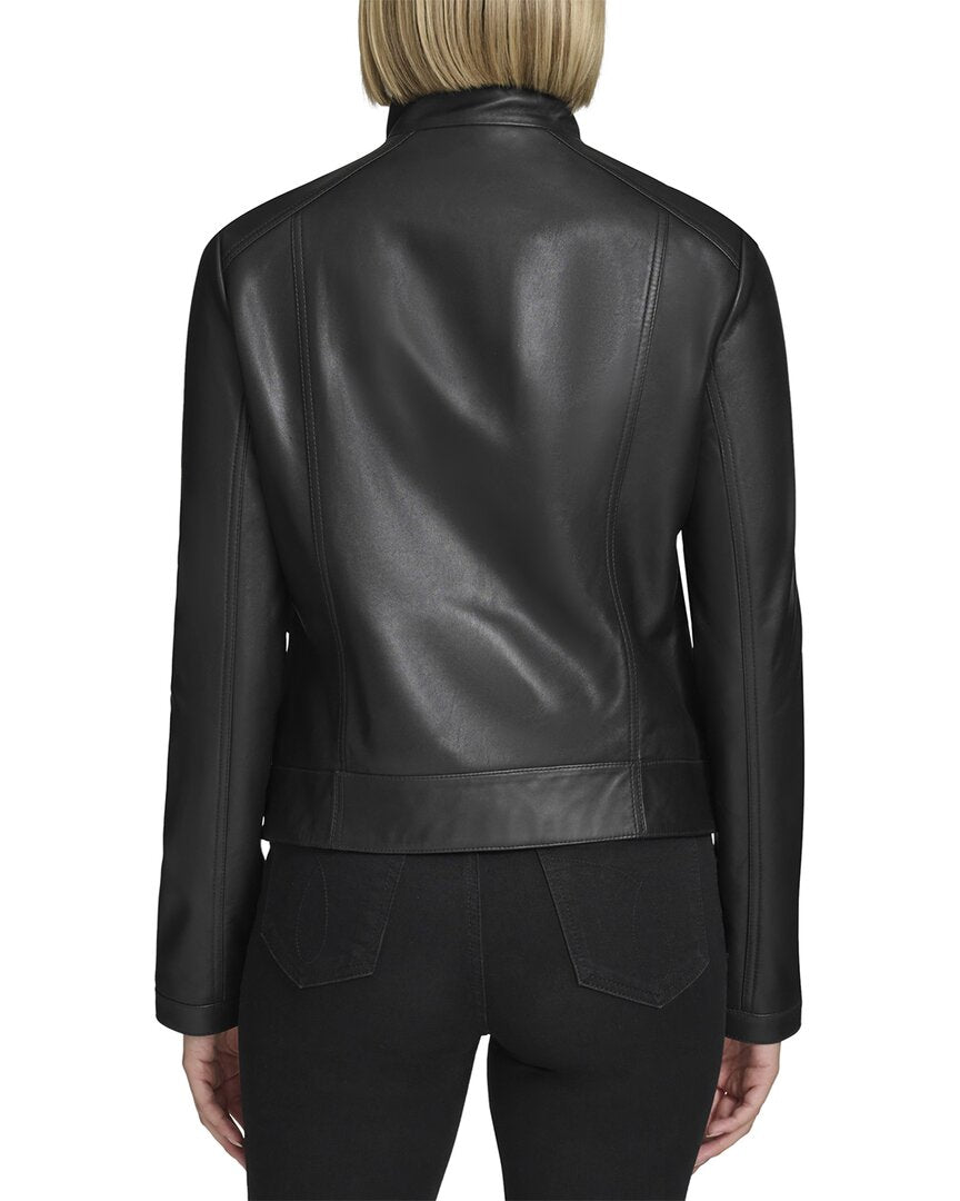 Andrew Marc Rowan Leather Coat