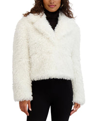 Kensie Kensie Mongolian Faux Fur Jacket