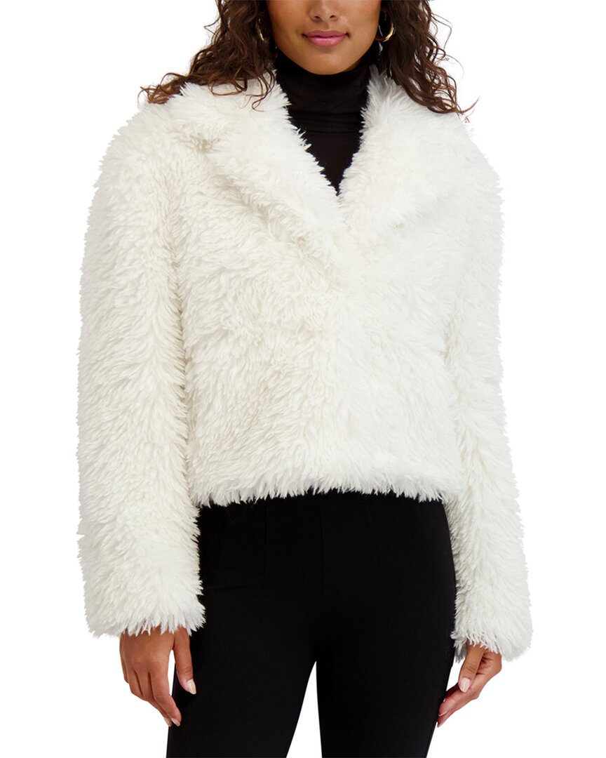 Kensie Kensie Mongolian Faux Fur Jacket