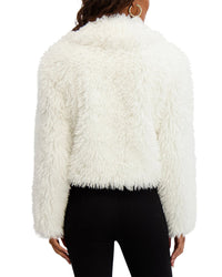 Kensie Kensie Mongolian Faux Fur Jacket