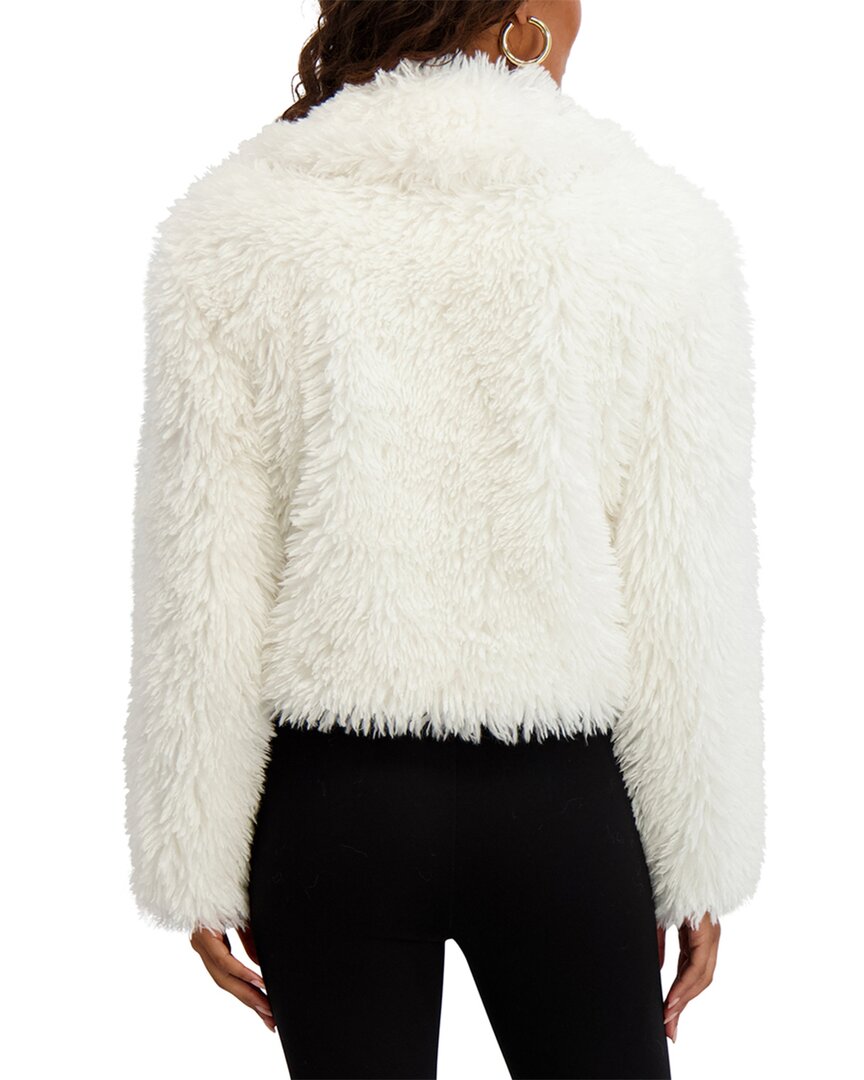 Kensie Kensie Mongolian Faux Fur Jacket