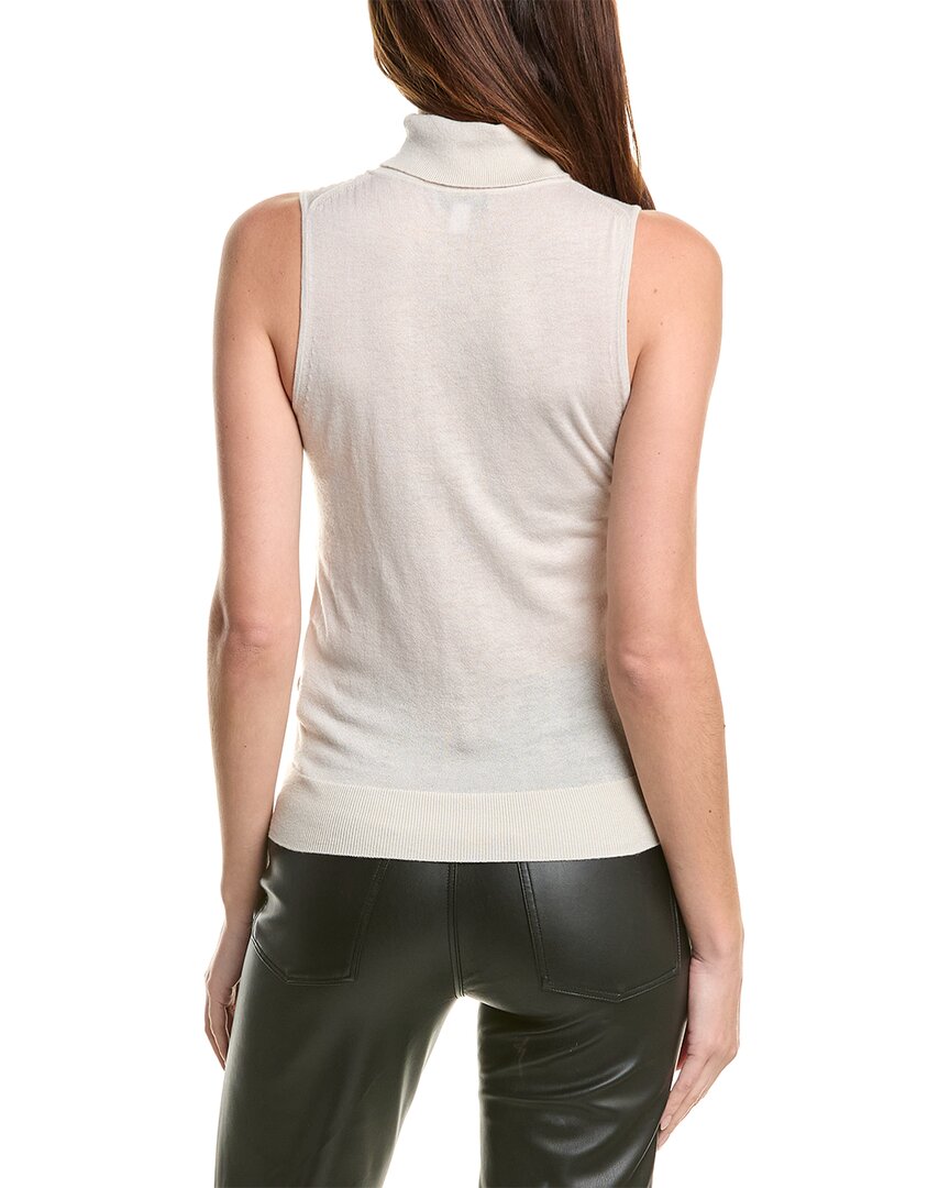 Reiss Reiss Womens  Edna Merino Wool Roll Neck Top, M, Grey