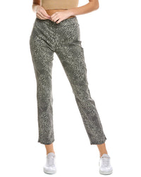 Nydj Pull-On Shadow Animal Charcoal Skinny Jean Grey Multi 23" Waist