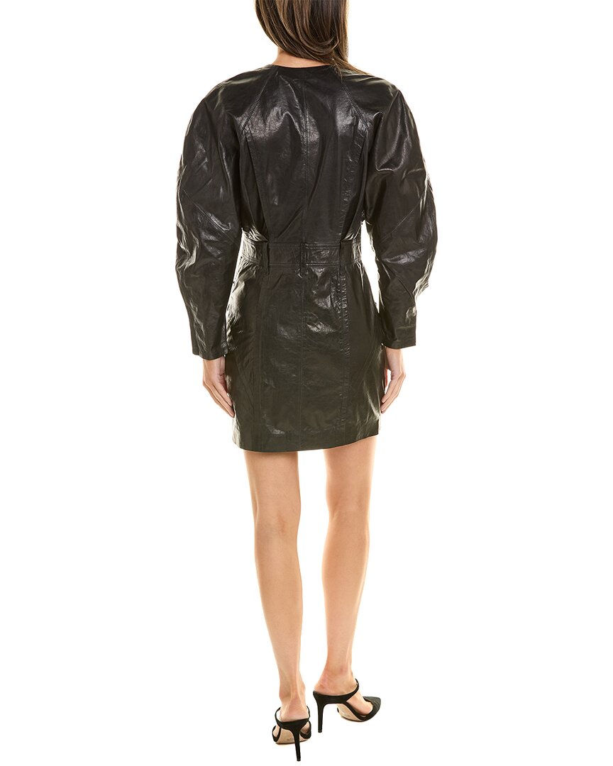 Iro Skala Leather Mini Dress