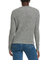 Autumn Cashmere Raw Edge Cashmere & Silk-Blend Sweater