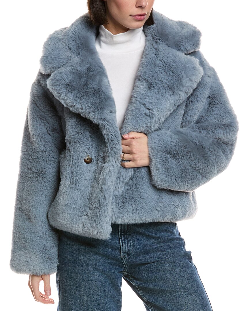 Noize Short Faux-Fur Coat