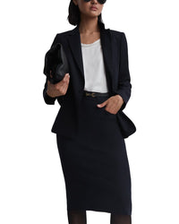 Reiss Reiss Haisley Tailored Wool-Blend Skirt