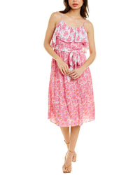 Celina Moon Braided Mini Dress Pink