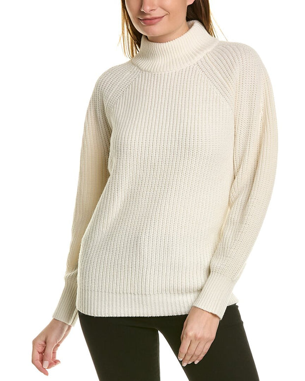 Bcbgmaxazria Turtleneck Wool-Blend Sweater
