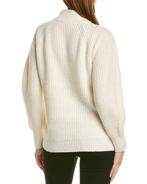 Bcbgmaxazria Turtleneck Wool-Blend Sweater